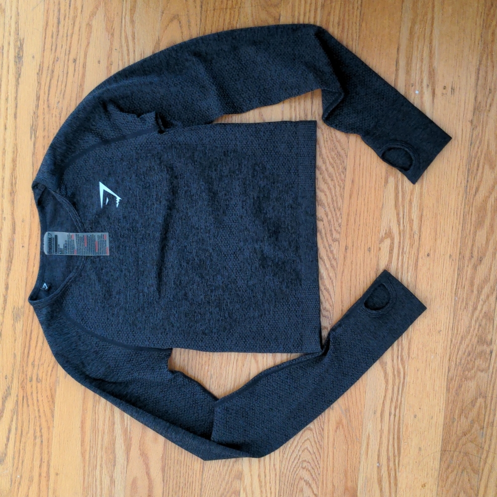 Gymshark seamless long sleeved crop top
